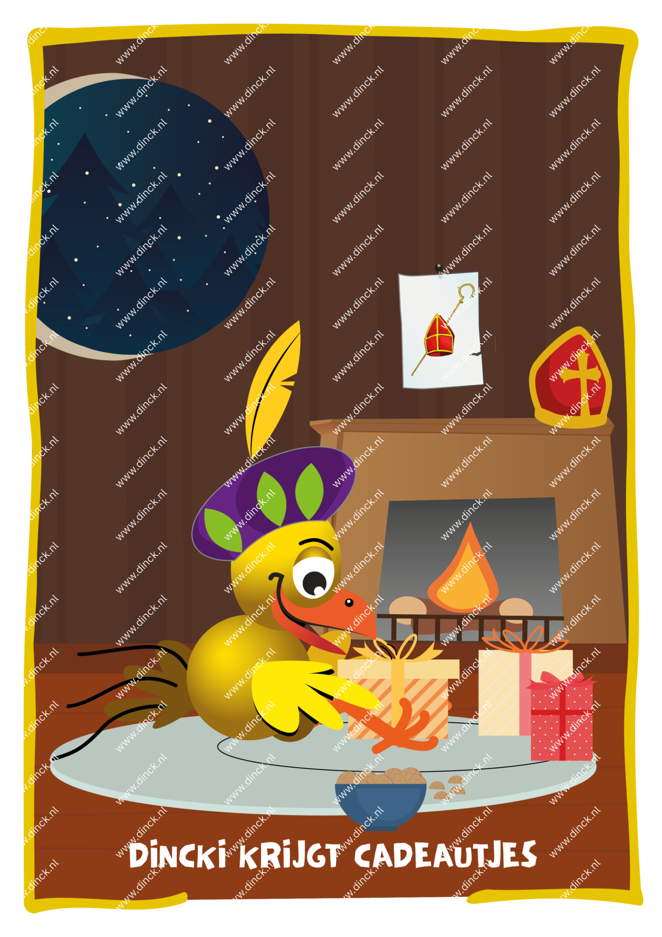 Kakelcartoons Sinterklaas Nederlands