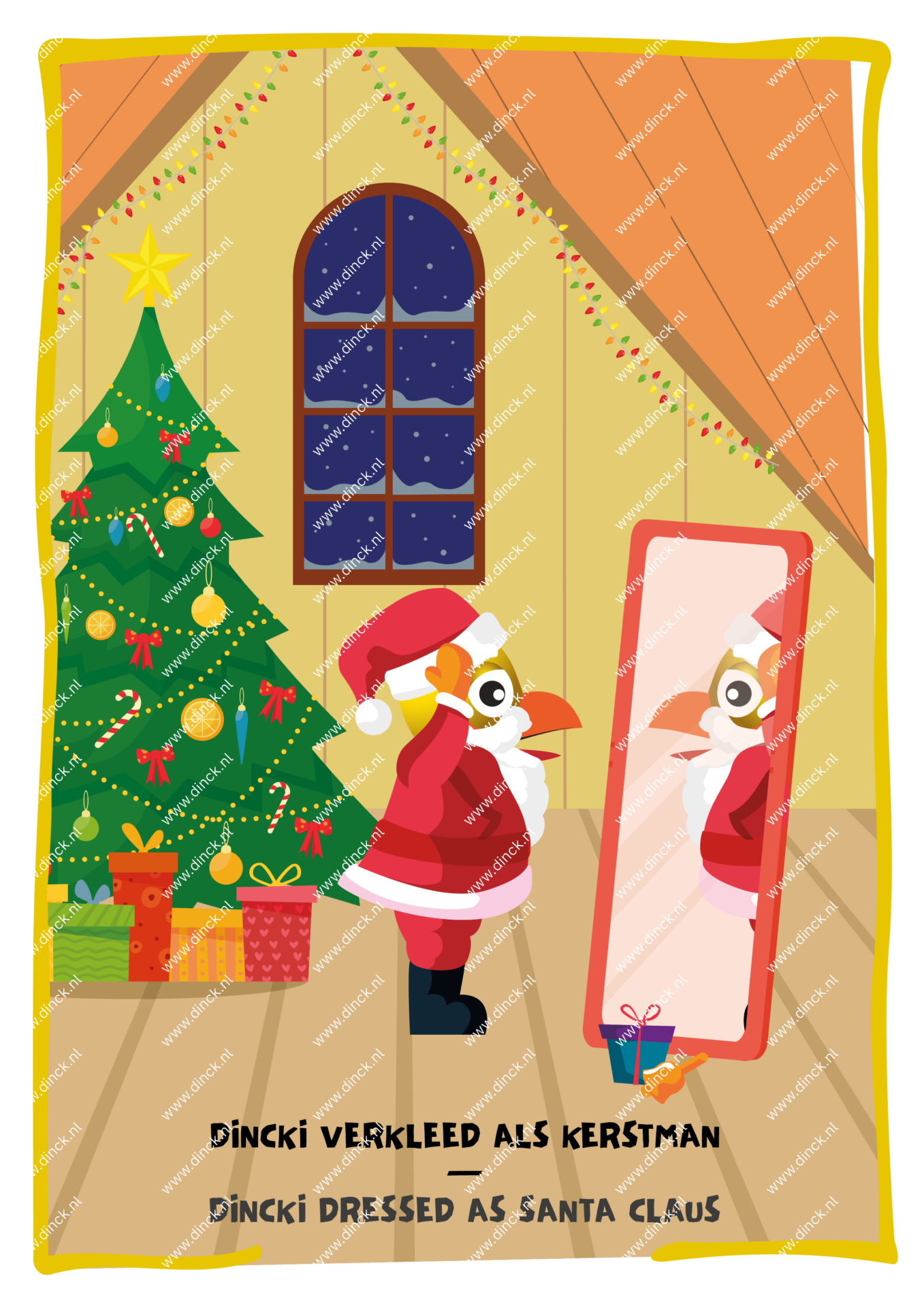 Kakelcartoons Kerst Engels - Afbeelding 7