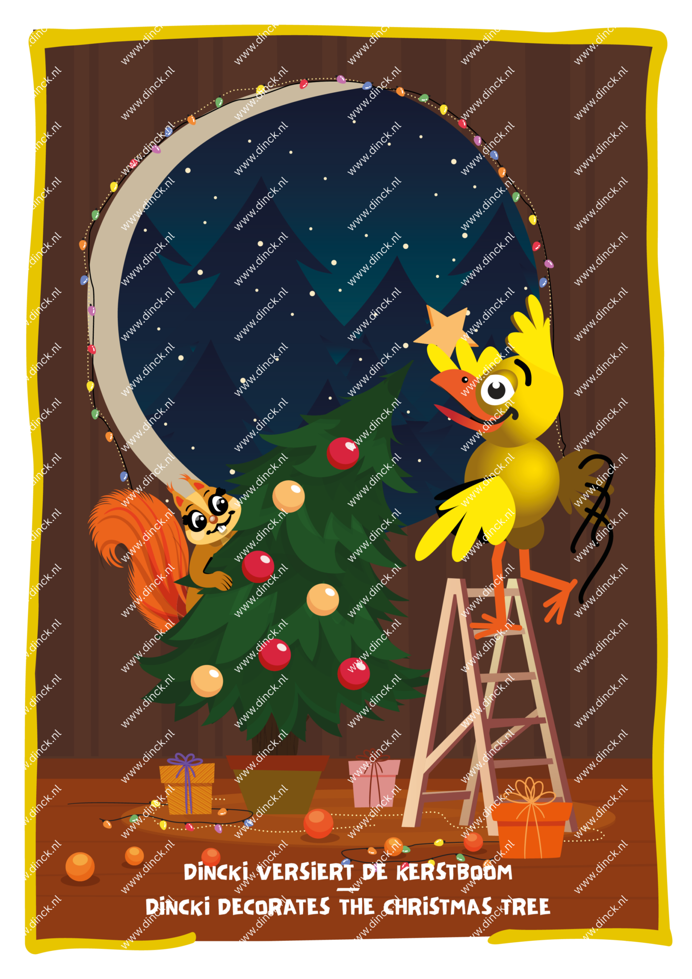 Kakelcartoons Kerst Engels - Afbeelding 9