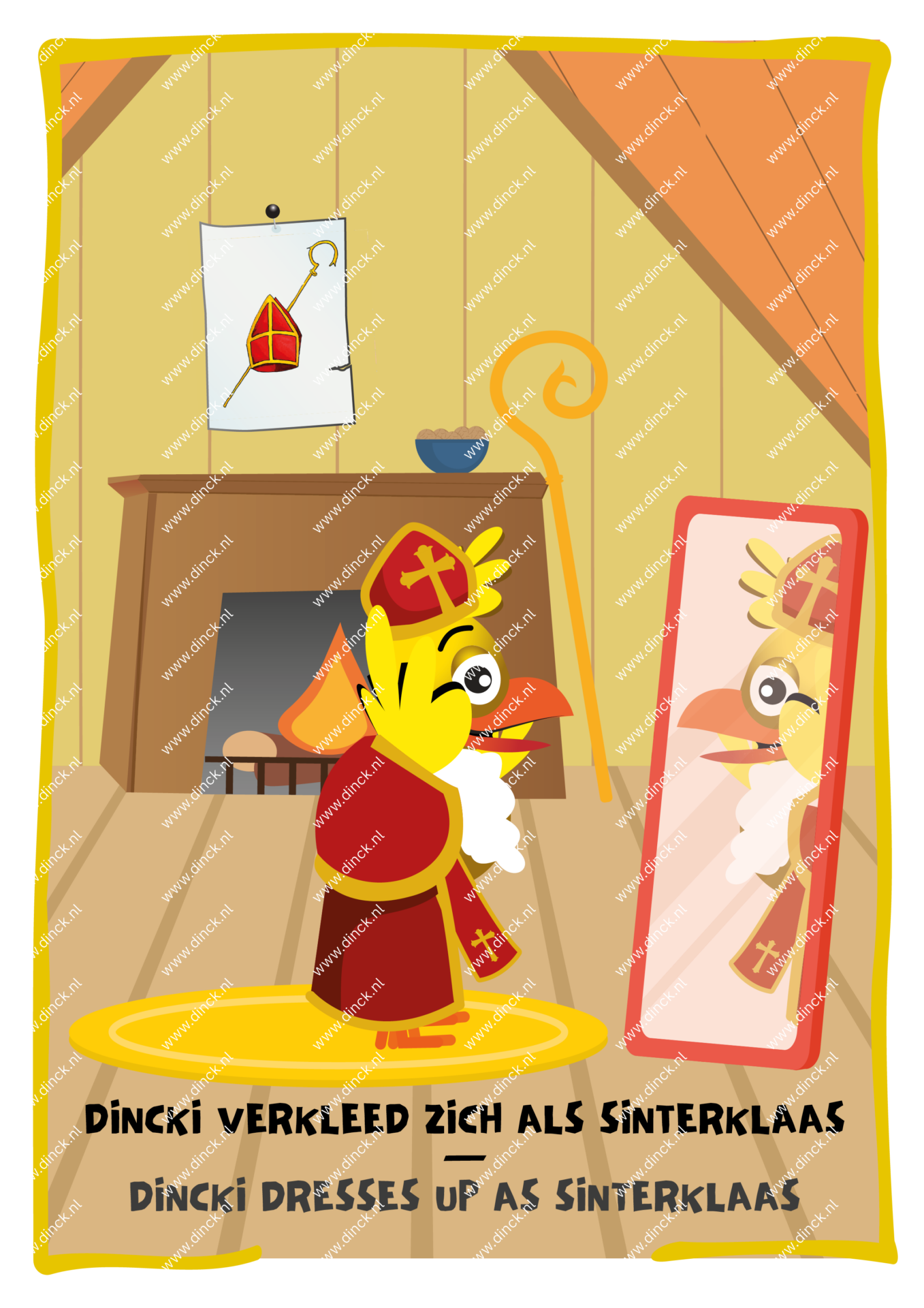 Kakelcartoons Sinterklaas Engels - Afbeelding 2