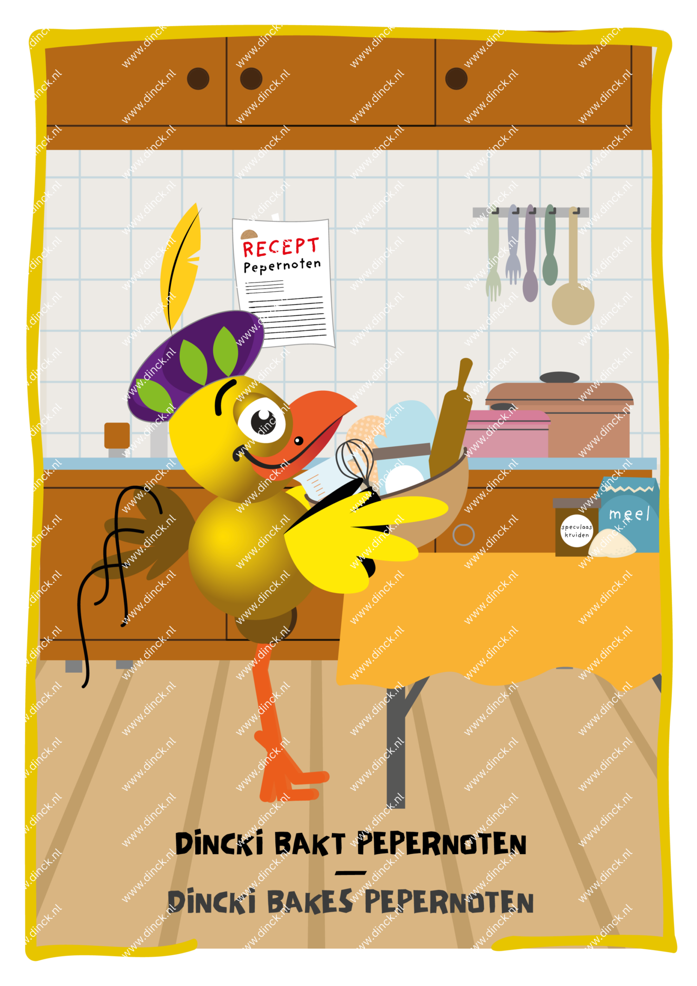 Kakelcartoons Sinterklaas Engels - Afbeelding 4