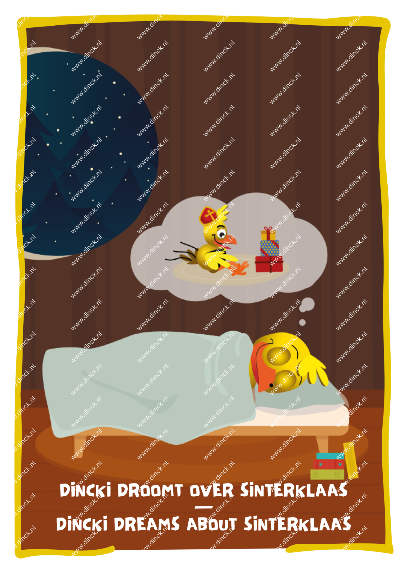 Kakelcartoons Sinterklaas Engels - Afbeelding 3