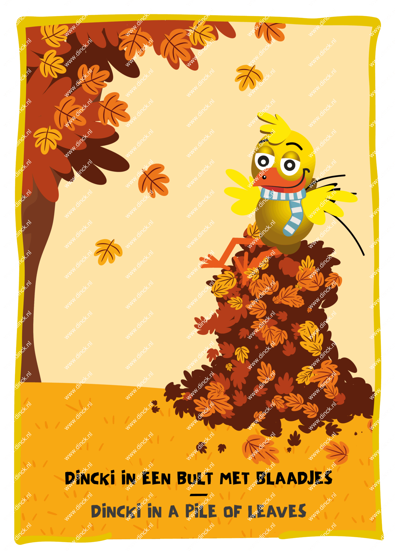 Kakelcartoons Herfst Engels - Afbeelding 8