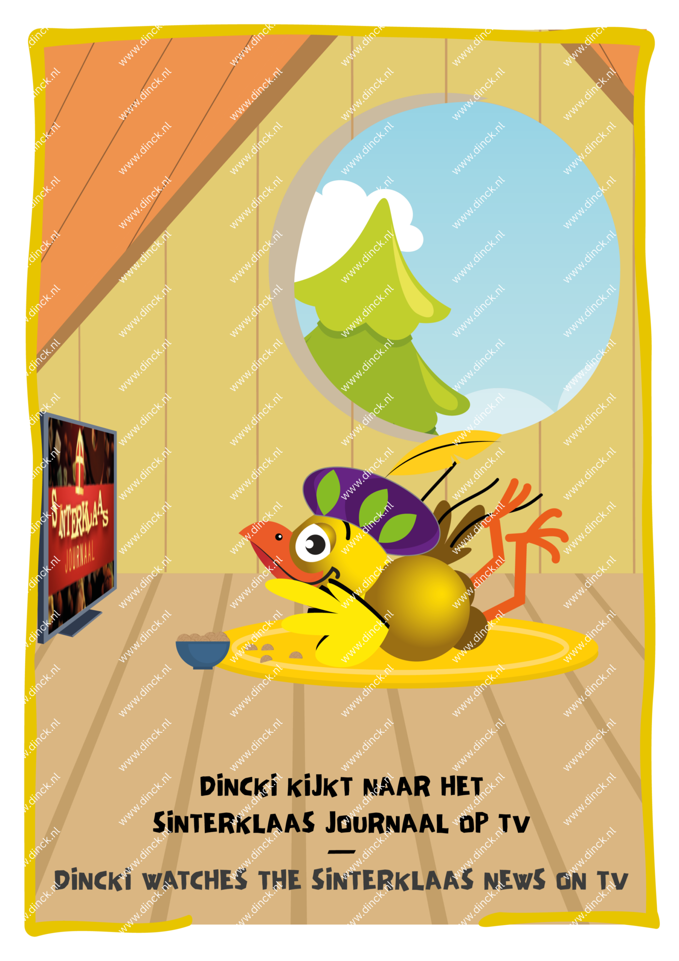 Kakelcartoons Sinterklaas Engels - Afbeelding 6