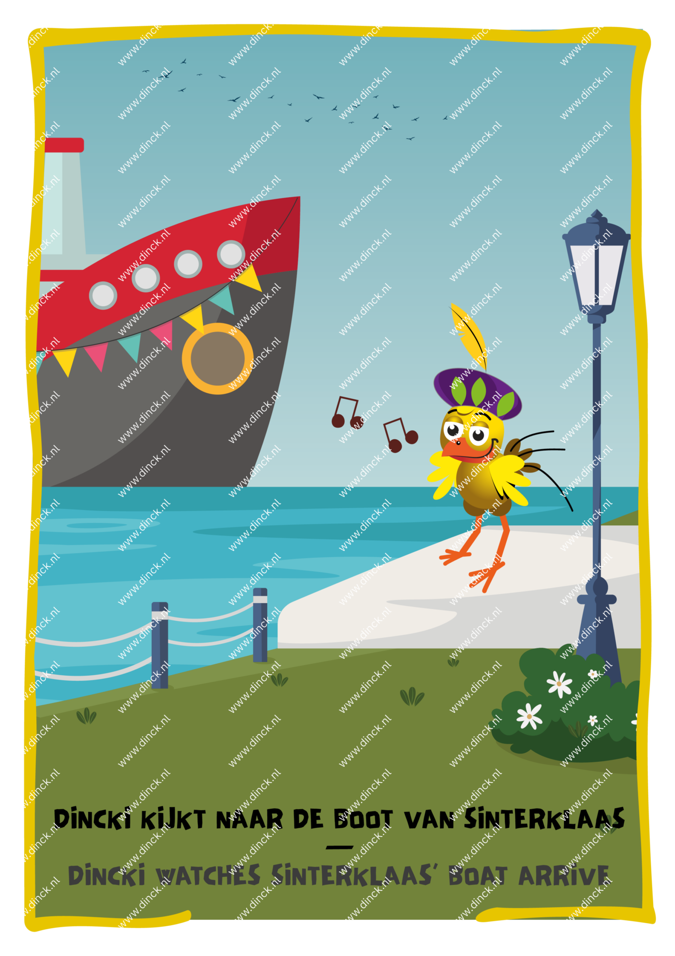 Kakelcartoons Sinterklaas Engels - Afbeelding 5