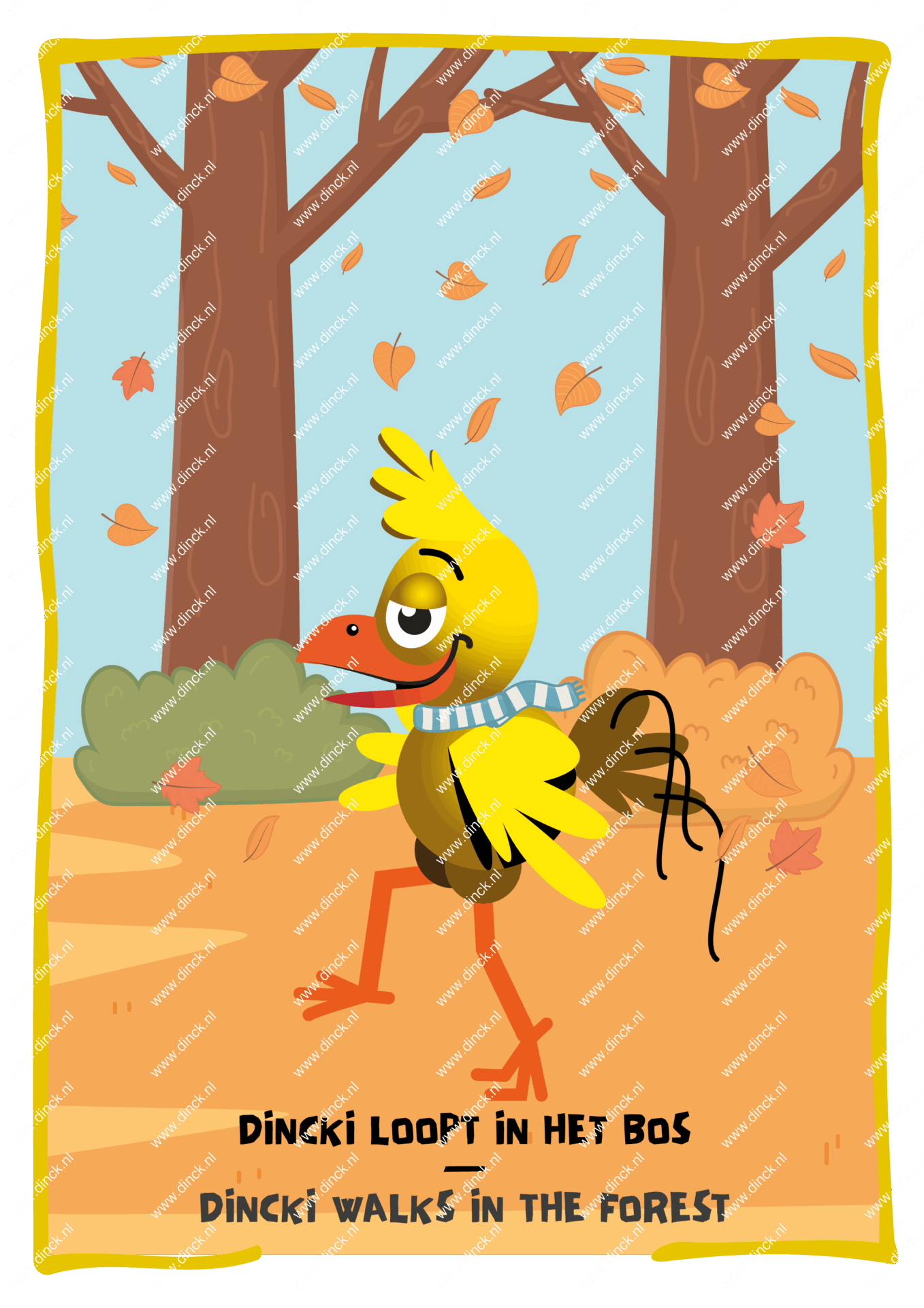 Kakelcartoons Herfst Engels - Afbeelding 6