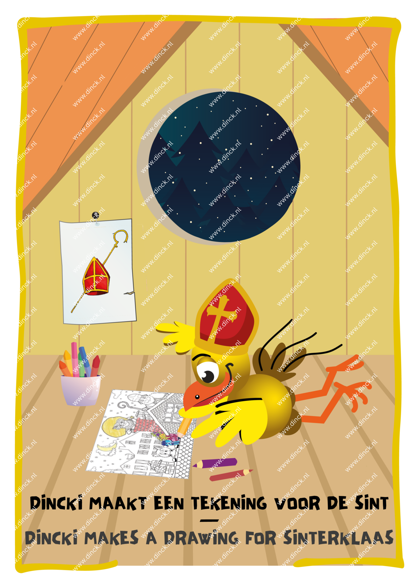 Kakelcartoons Sinterklaas Engels - Afbeelding 7