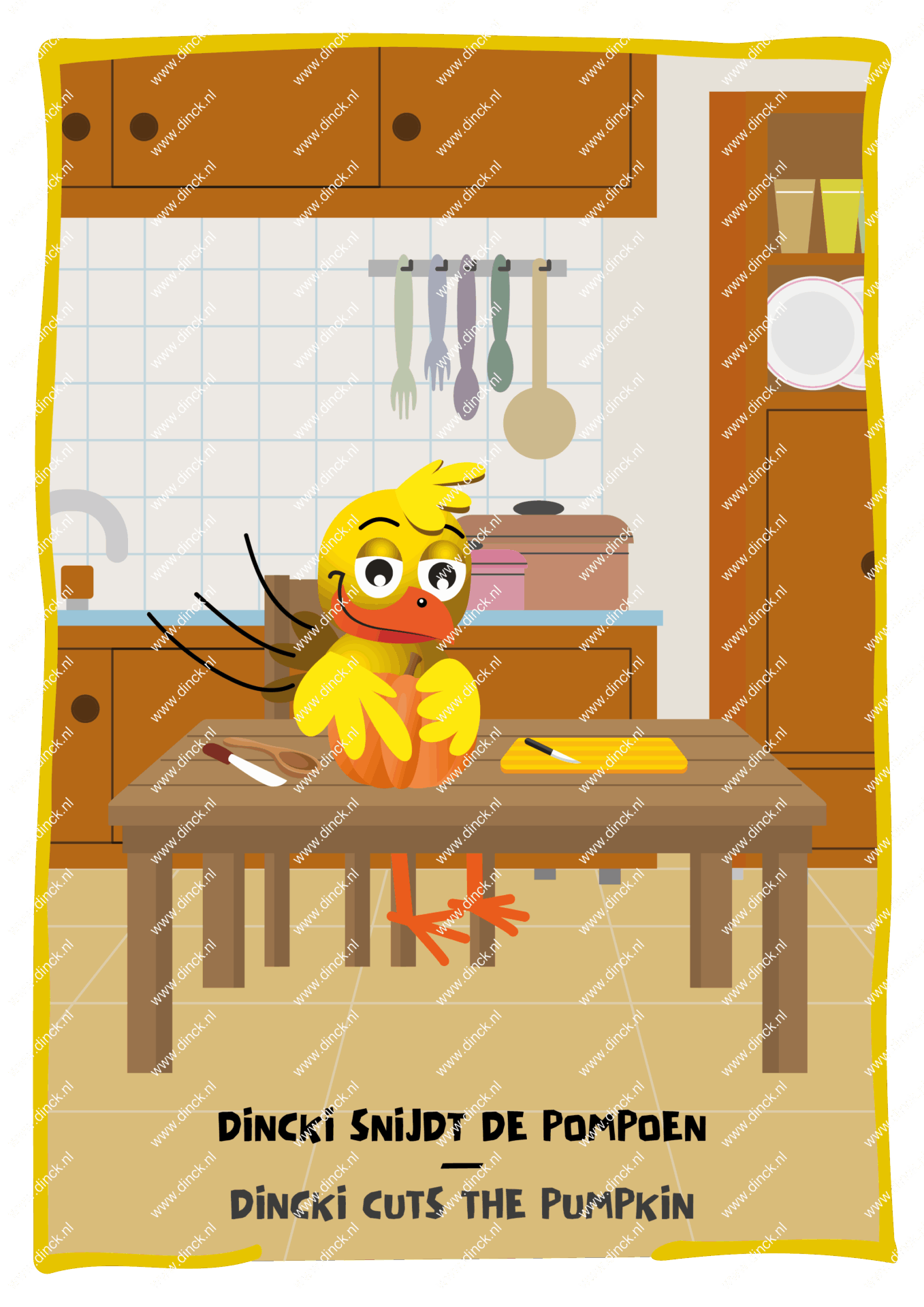 Kakelcartoons Herfst Engels - Afbeelding 4