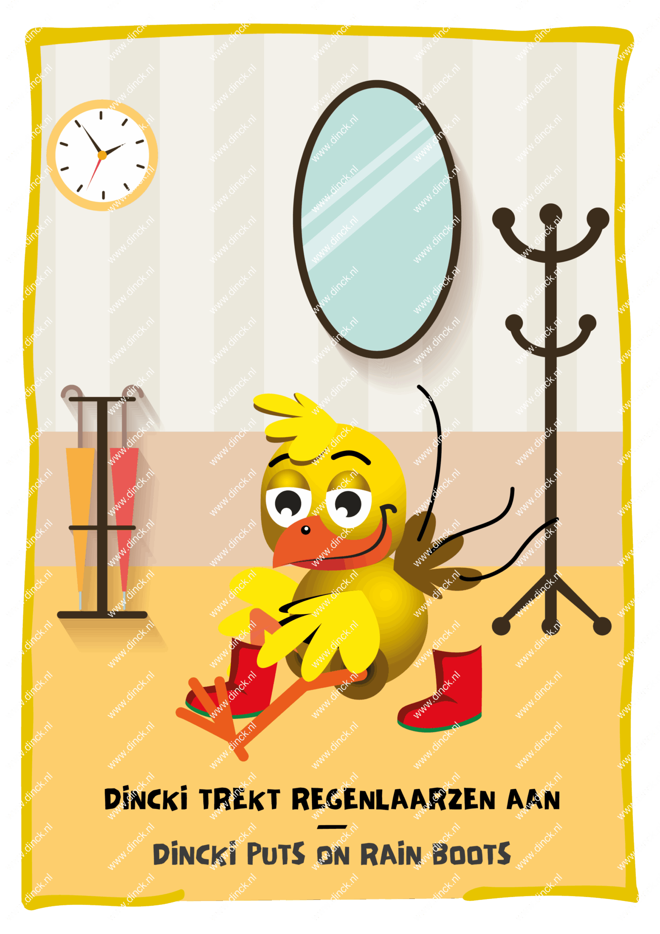 Kakelcartoons Herfst Engels - Afbeelding 2