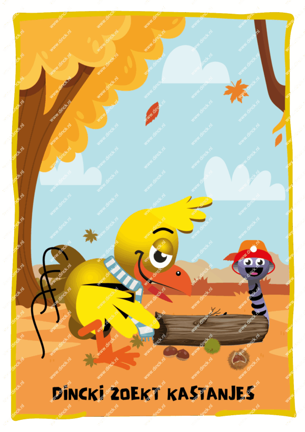 Kakelcartoons Herfst Nederlands