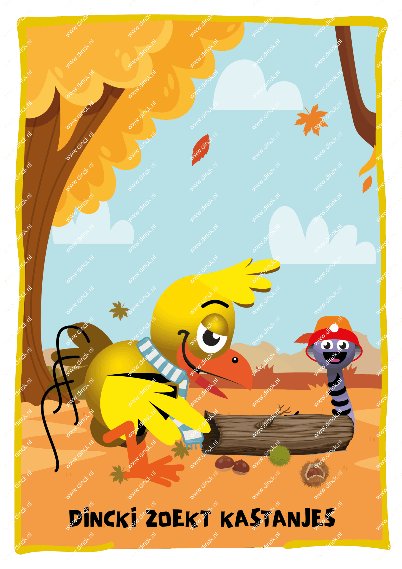 Kakelcartoons Herfst Nederlands