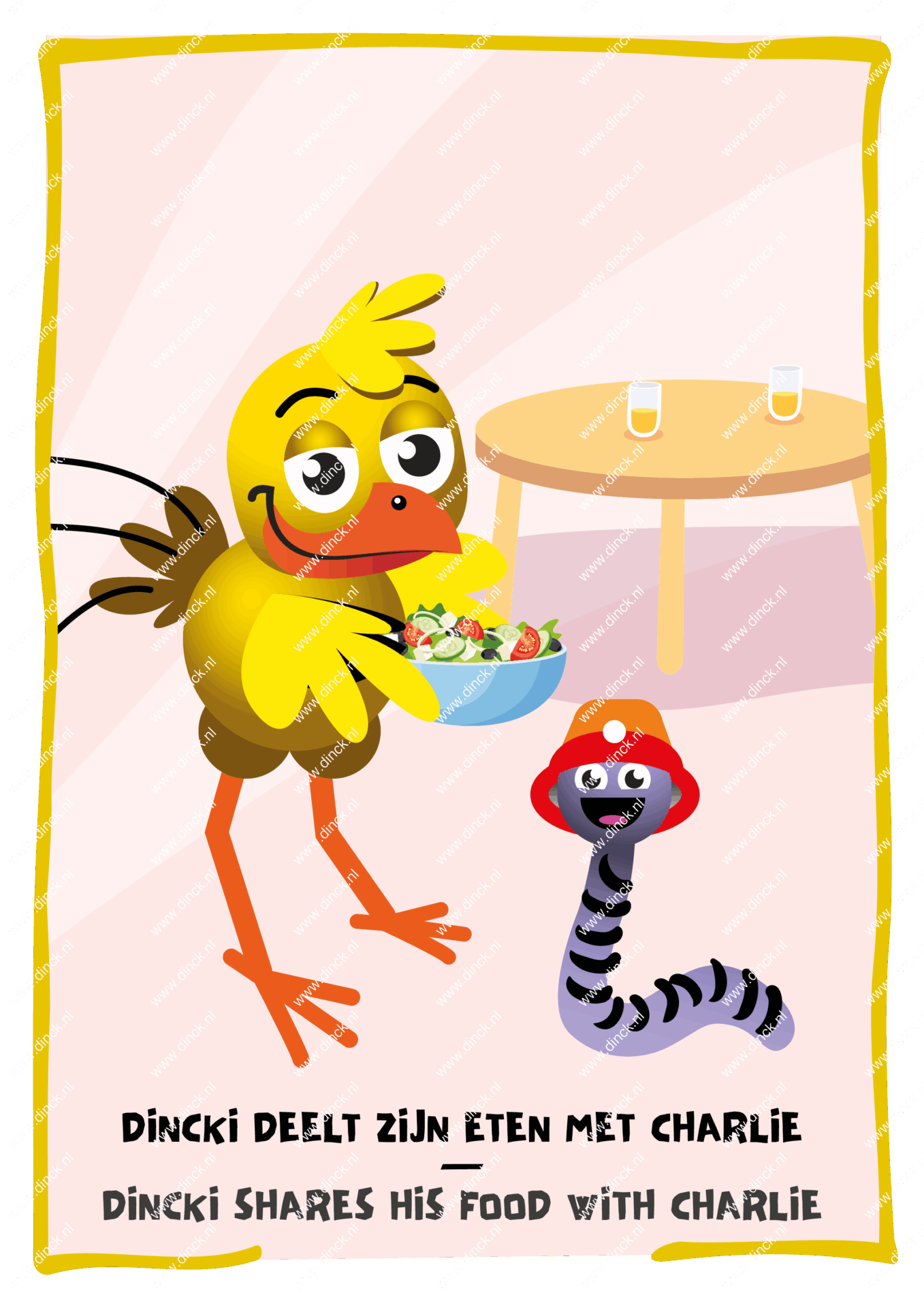Kakelcartoons Eten & Drinken Engels - Afbeelding 6