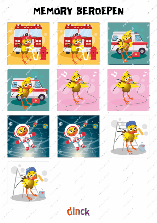 Thema set Beroepen Engels - Afbeelding 11