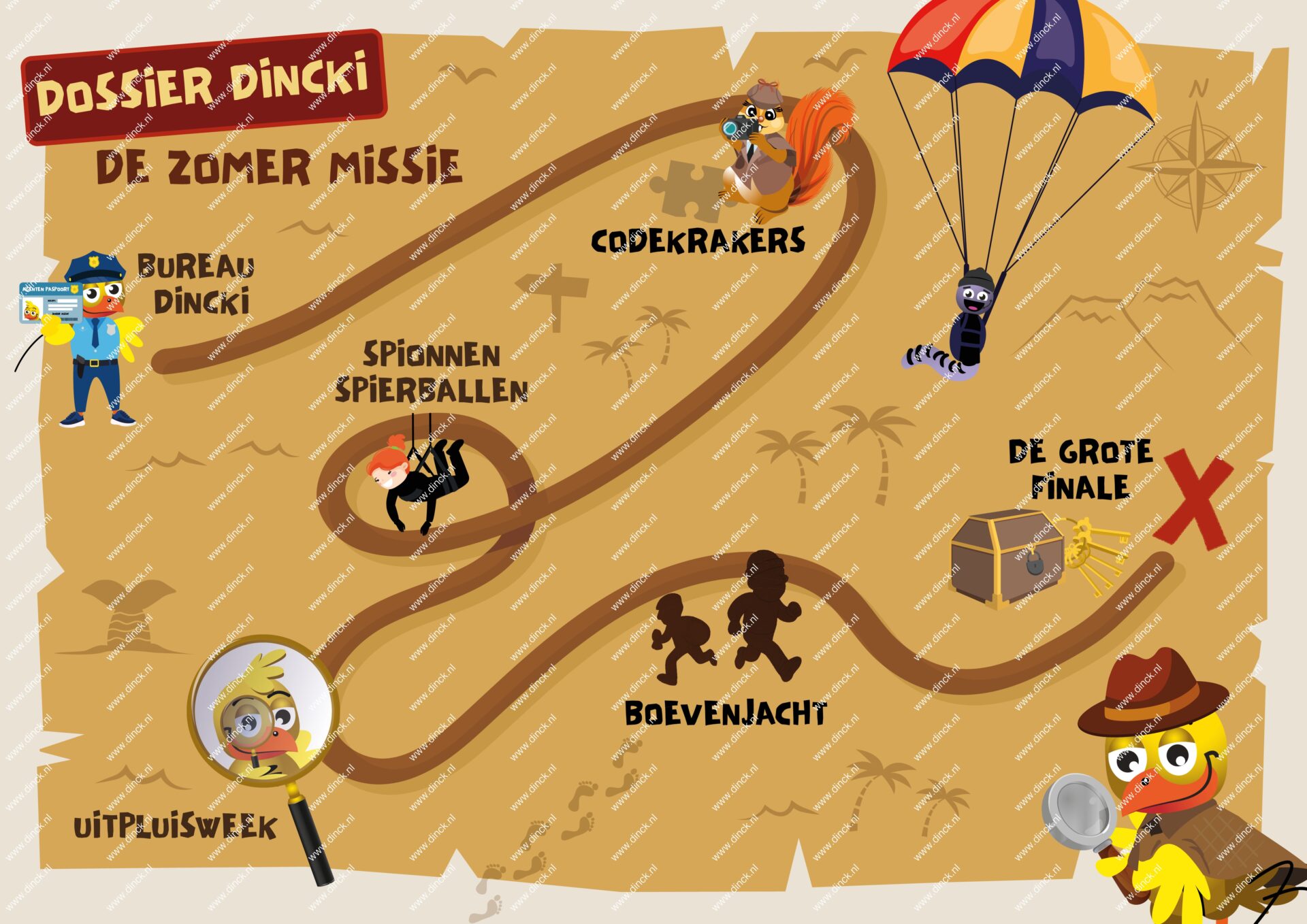 Thema set Dossier Dinck: De Zomer Missie - Afbeelding 10