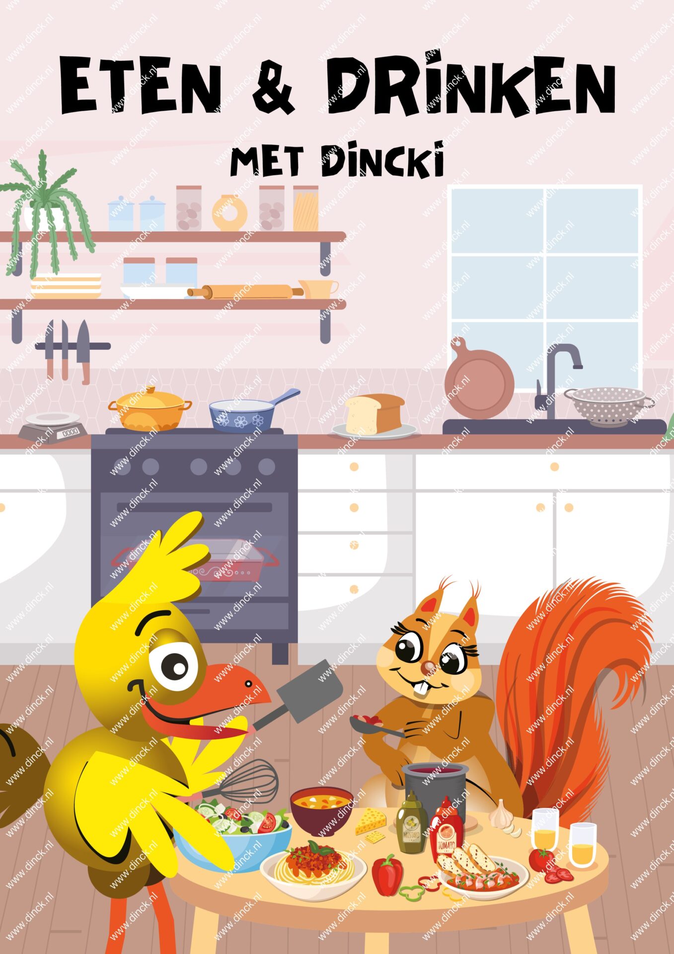 Poster Eten en Drinken