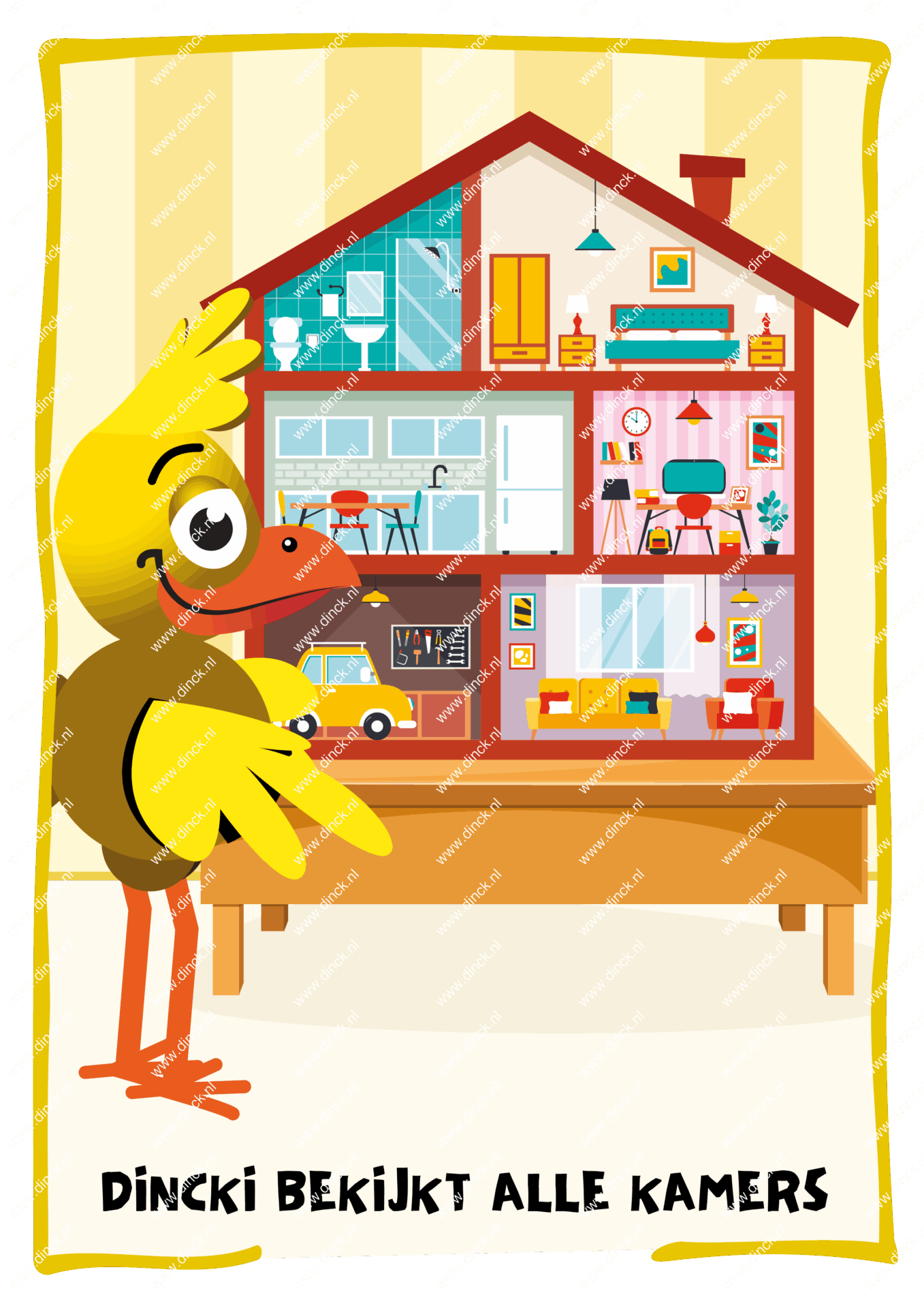 Kakelcartoons Huizen Nederlands - Afbeelding 8