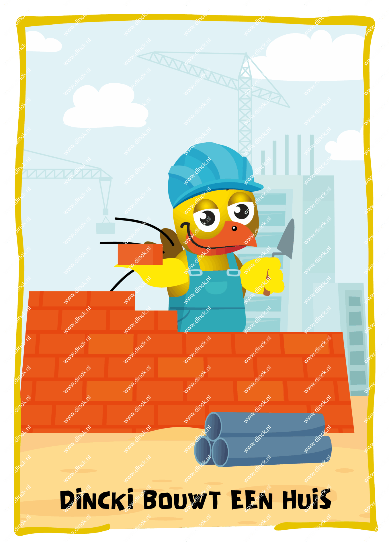 Kakelcartoons Huizen Nederlands - Afbeelding 7