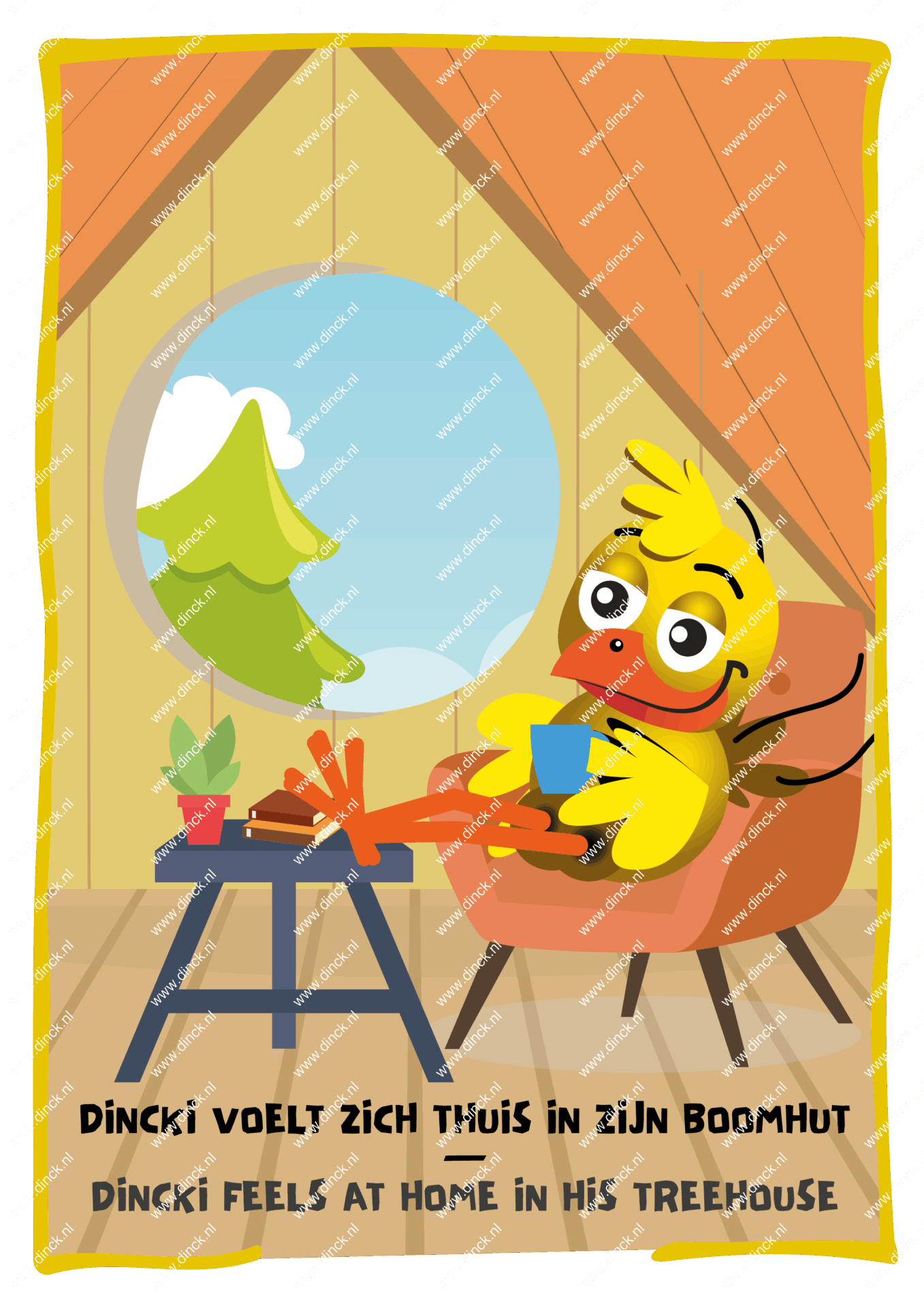 Kakelcartoons Huizen Engels - Afbeelding 4