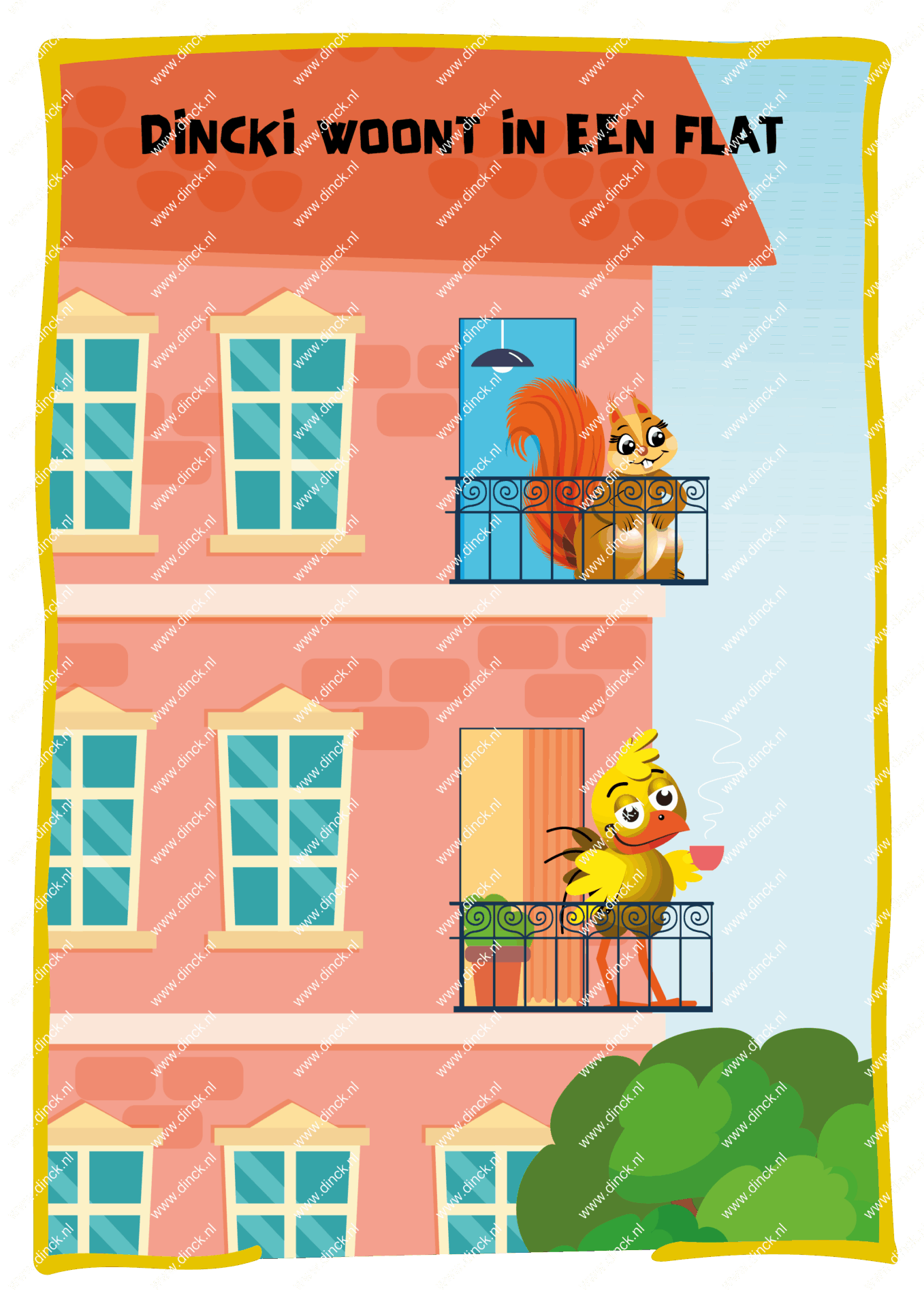Kakelcartoons Huizen Nederlands - Afbeelding 3