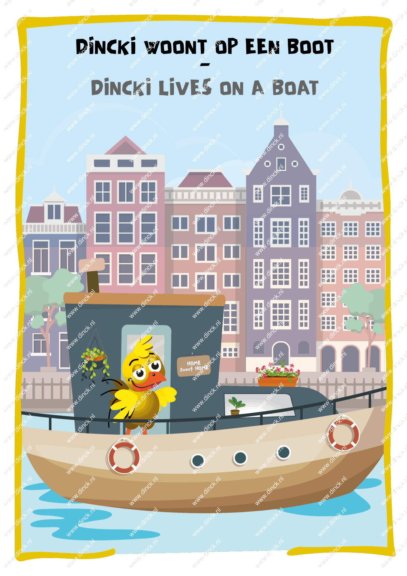 Kakelcartoons Huizen Engels - Afbeelding 2