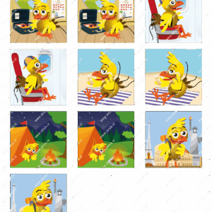 Memory set Op Vakantie