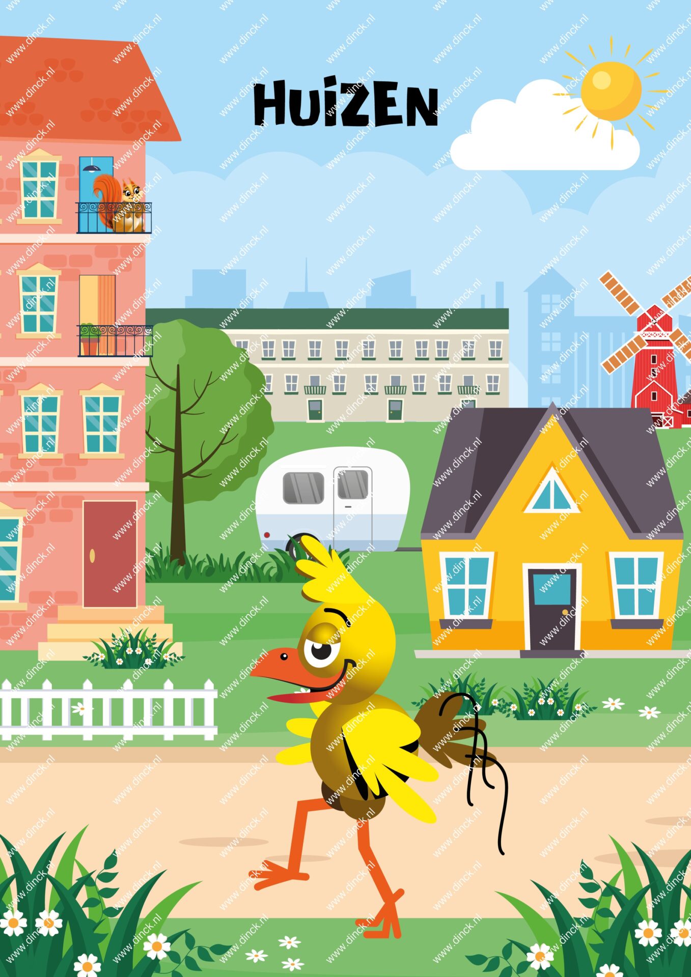 Poster Huizen