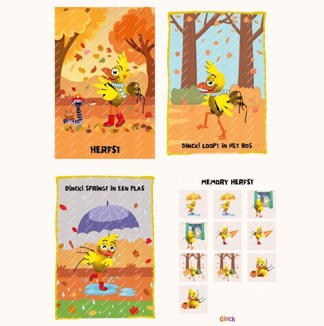 Thema set Herfst Nederlands