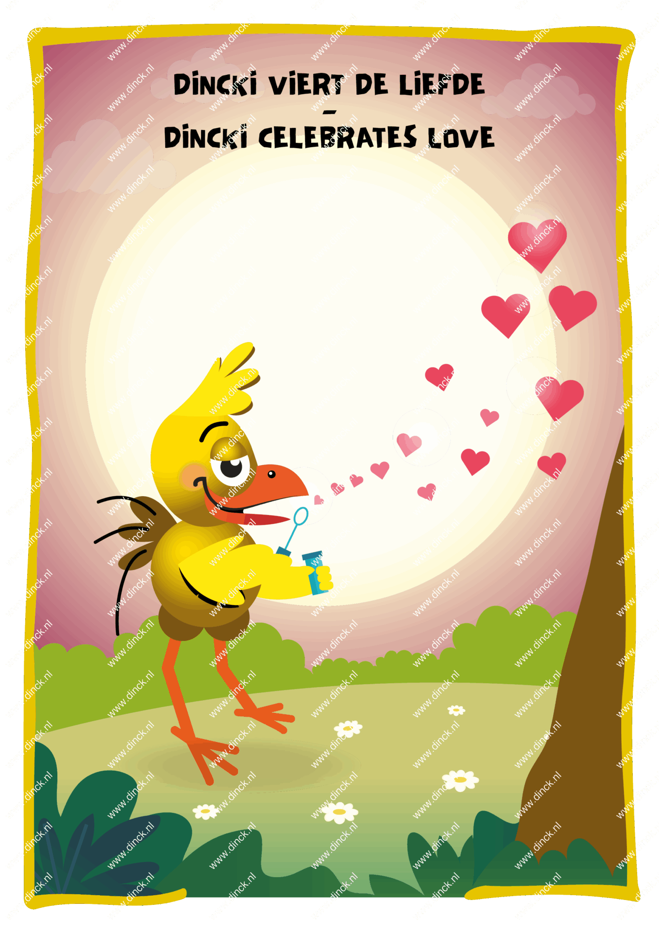 Kakelcartoons Vieringen Engels