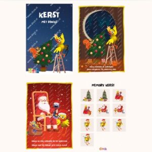Thema set Kerst Engels