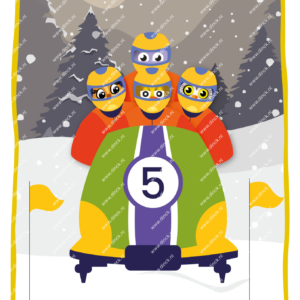 Kakelcartoons Olympische Winterspelen Nederlands