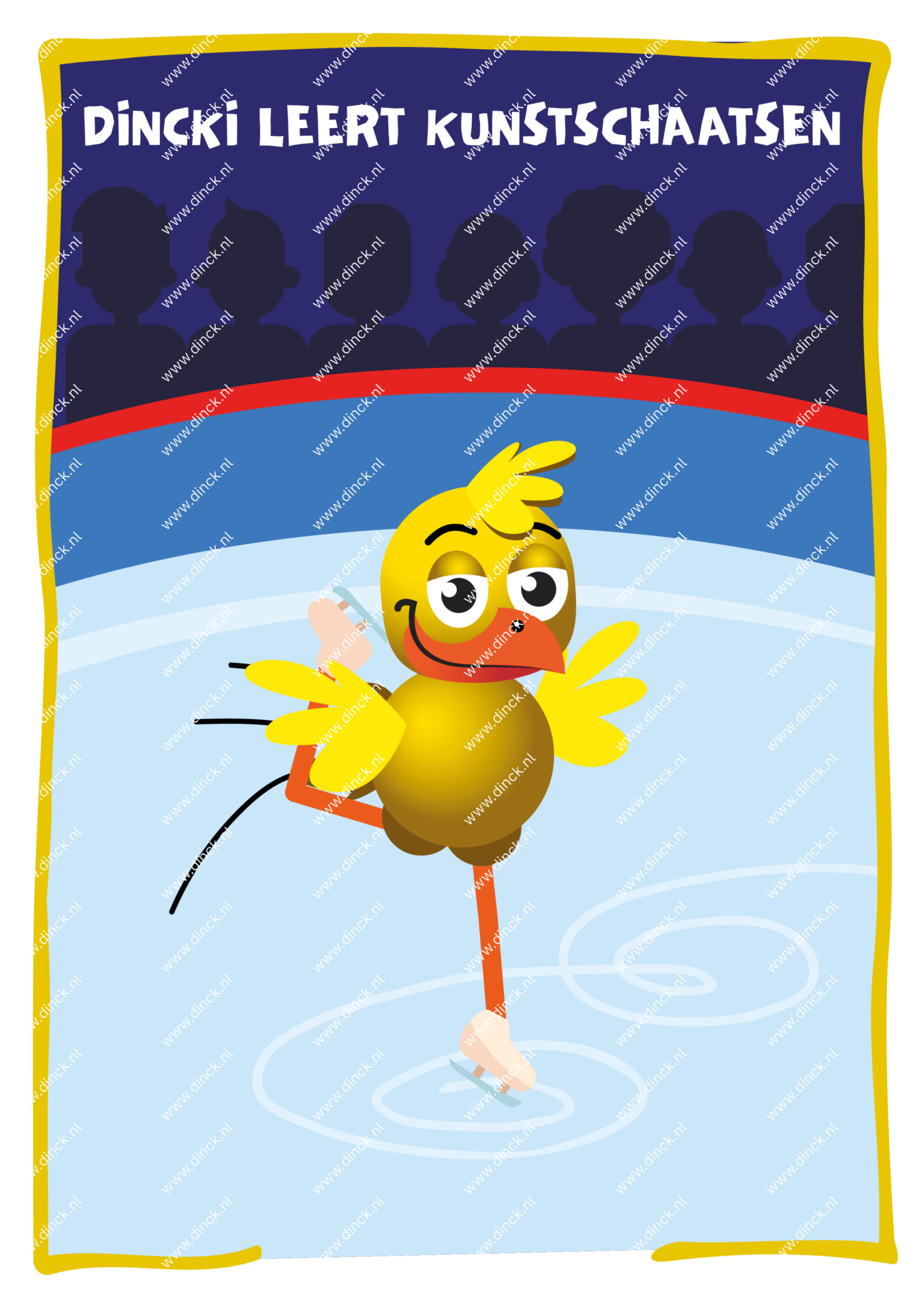 Kakelcartoons Olympische Winterspelen Nederlands - Afbeelding 2