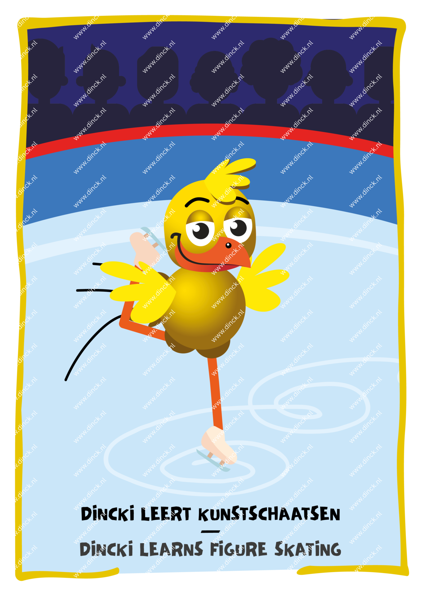 Kakelcartoons Olympische Winterspelen Engels - Afbeelding 4