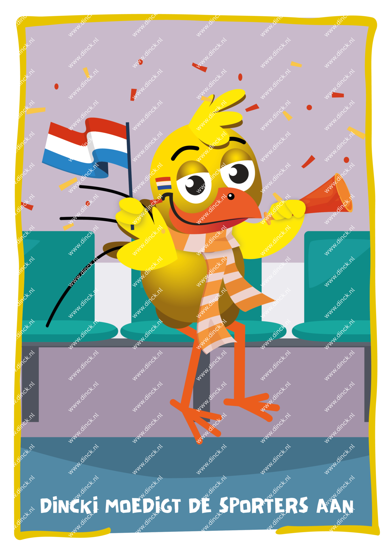 Kakelcartoons Olympische Winterspelen Nederlands - Afbeelding 3