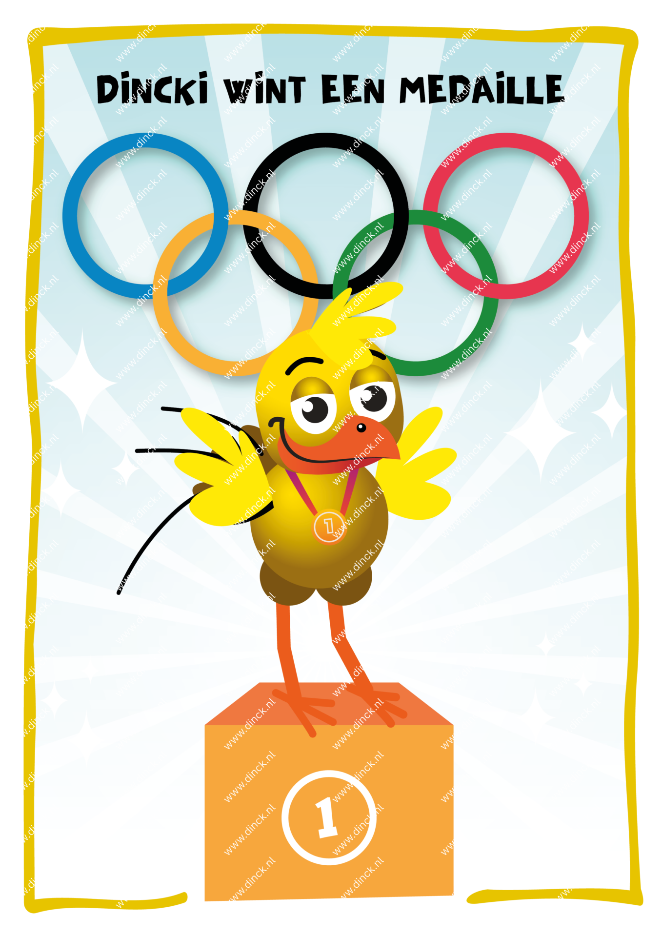 Kakelcartoons Olympische Winterspelen Nederlands - Afbeelding 4