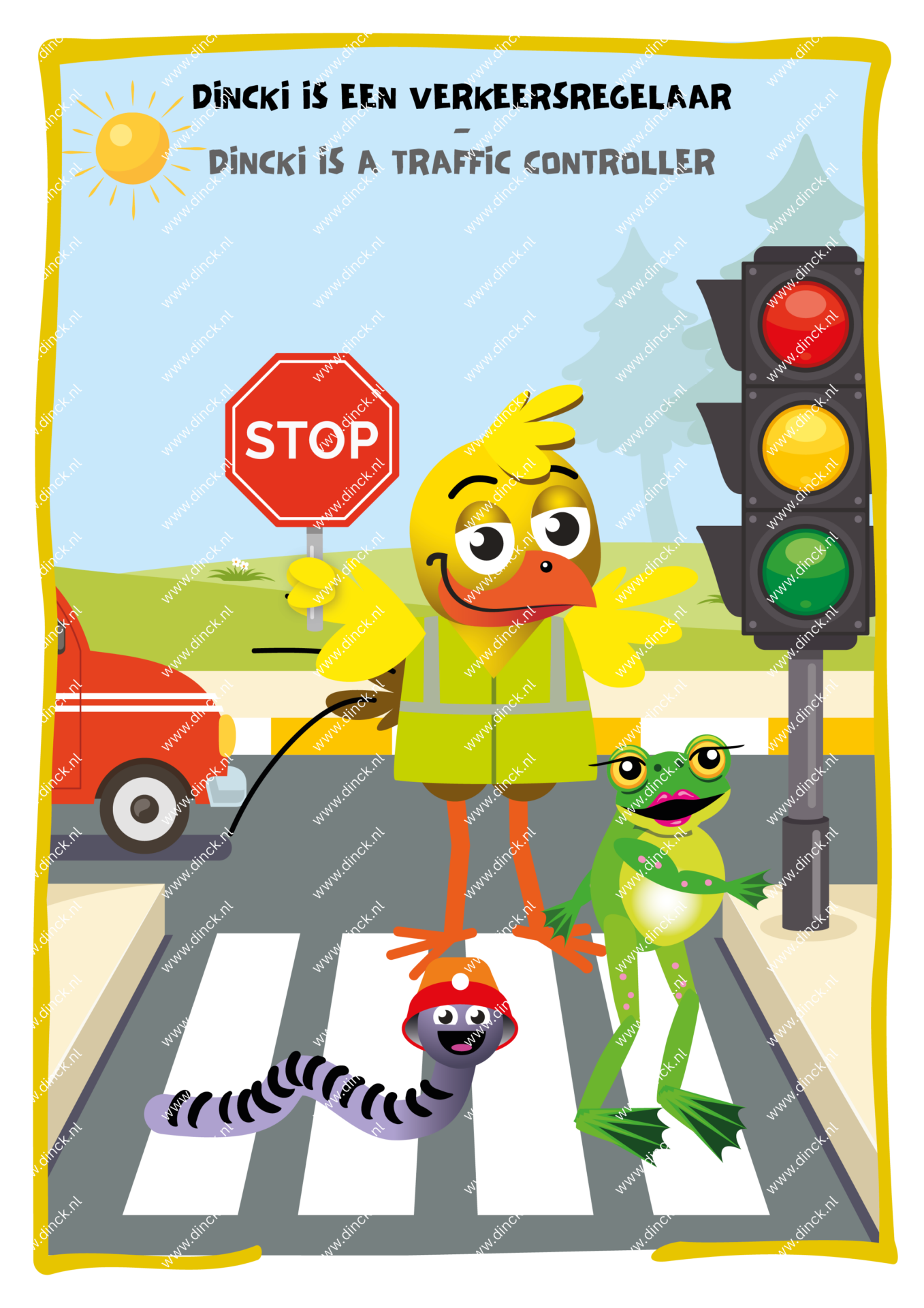 Thema set Verkeer & Voertuigen Engels - Afbeelding 6