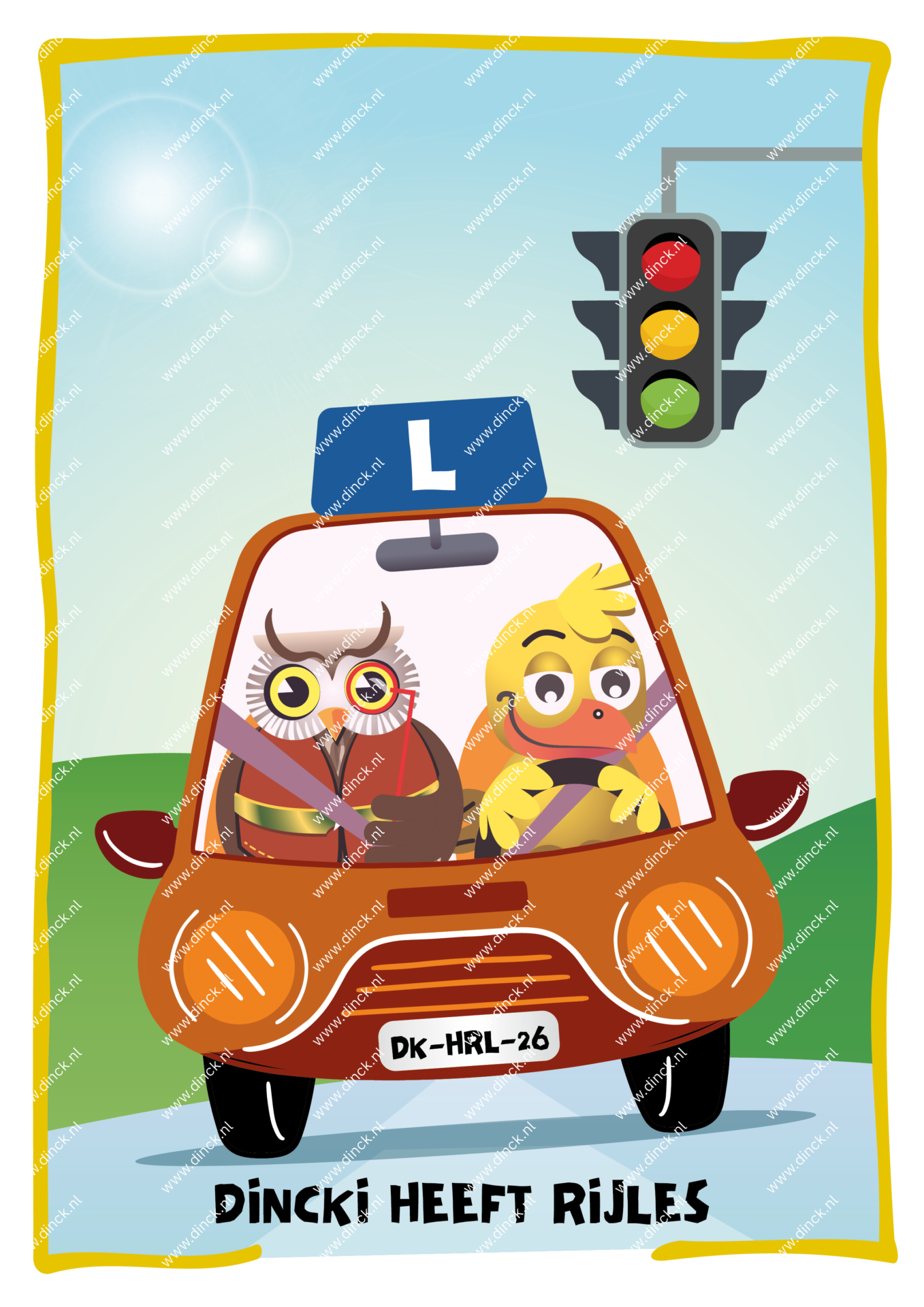 Kakelcartoons Verkeer & Voertuigen Nederlands - Afbeelding 2