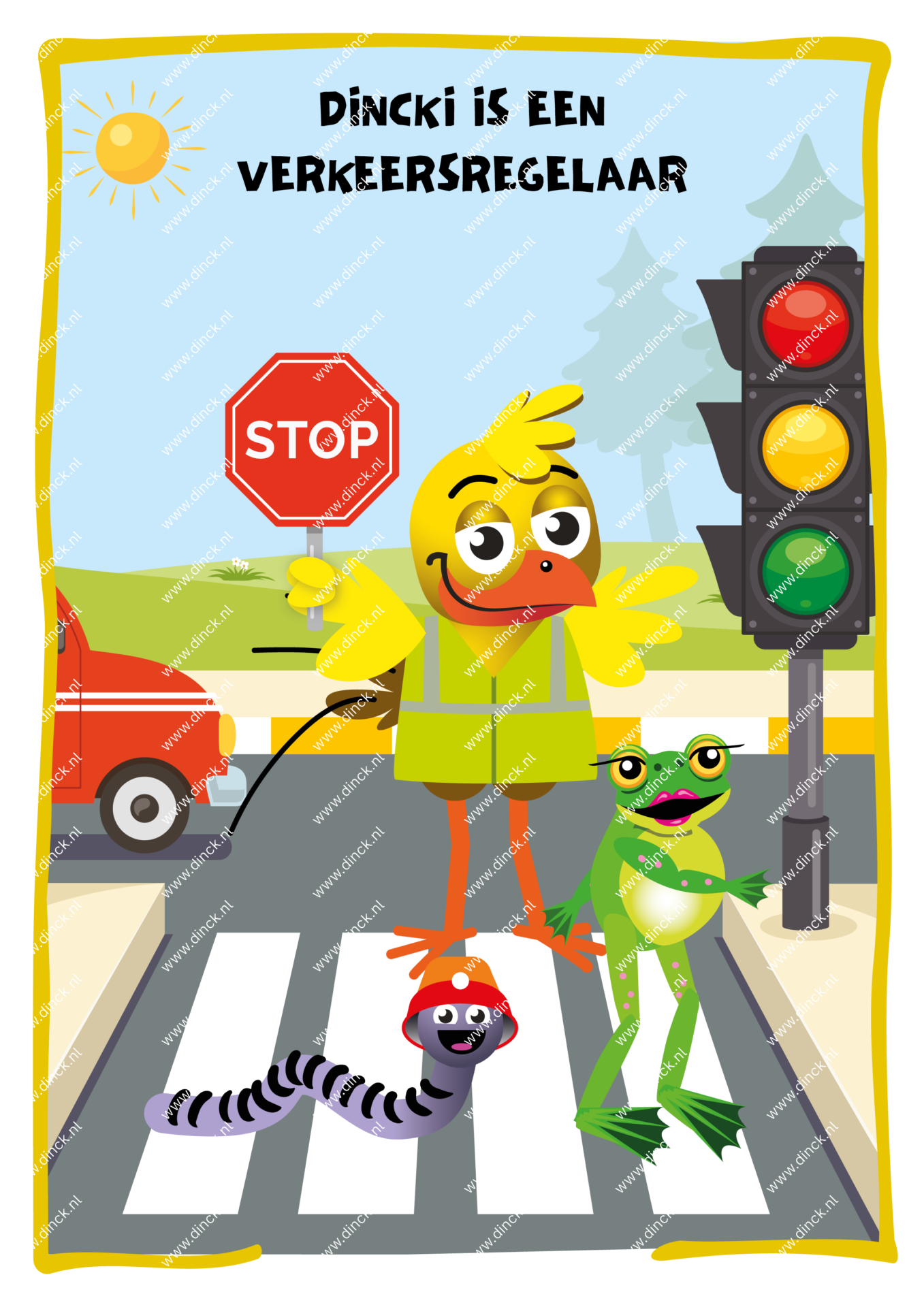 Kakelcartoons Verkeer & Voertuigen Nederlands